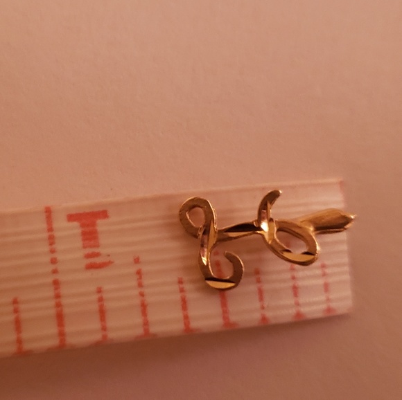 14 k gold pendant letter L - Picture 2 of 3